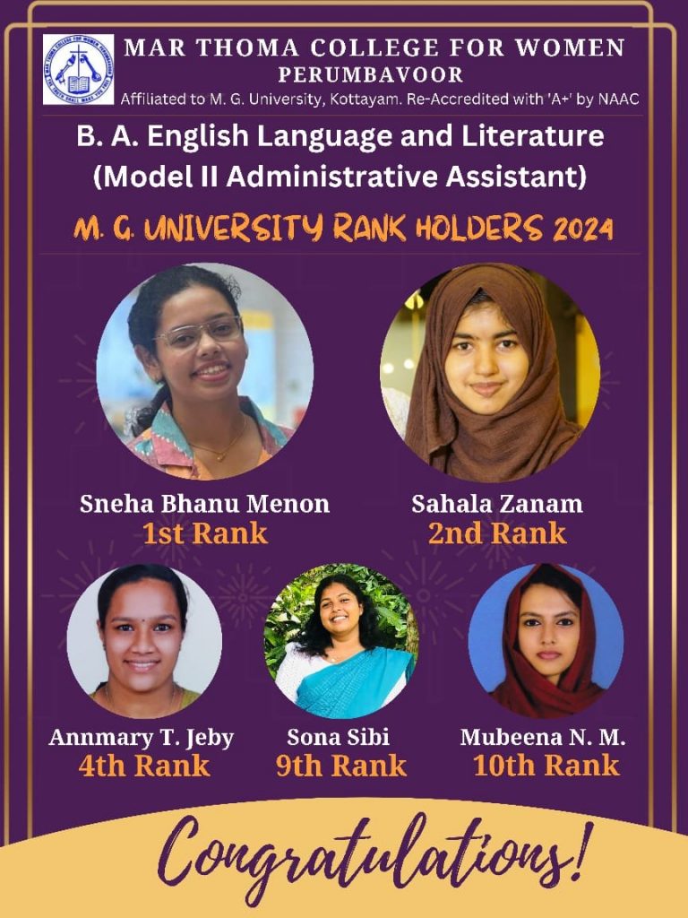Rank Holders 2024