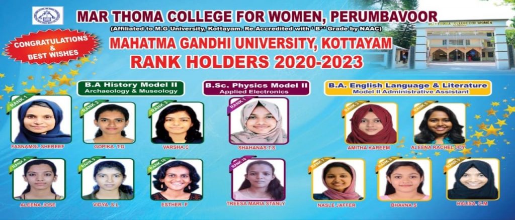 Rank Holders 2023