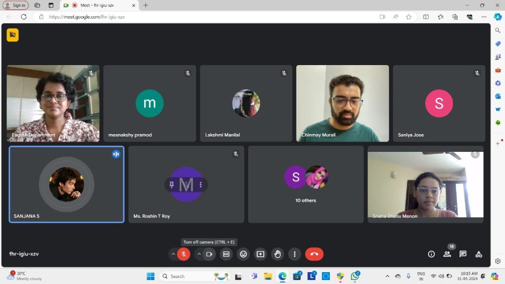 Invited Lecture Screenshot