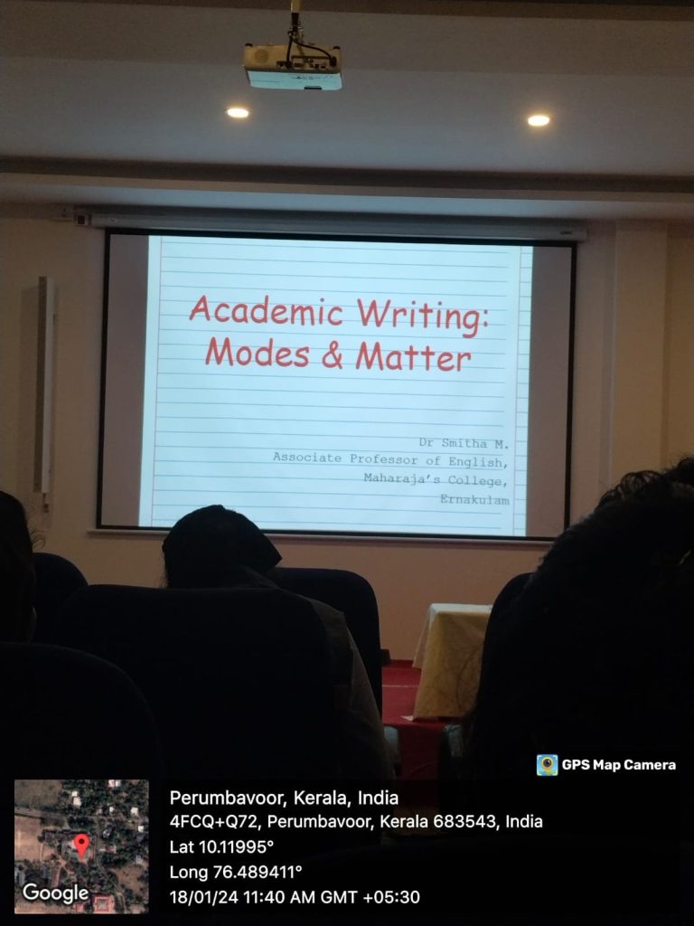 Academic Writing Workshop