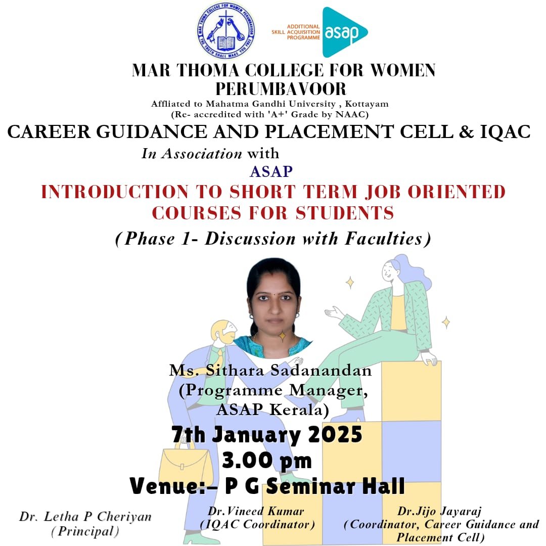 Faculty Discussion-Introduction to short term Job Oriented Courses