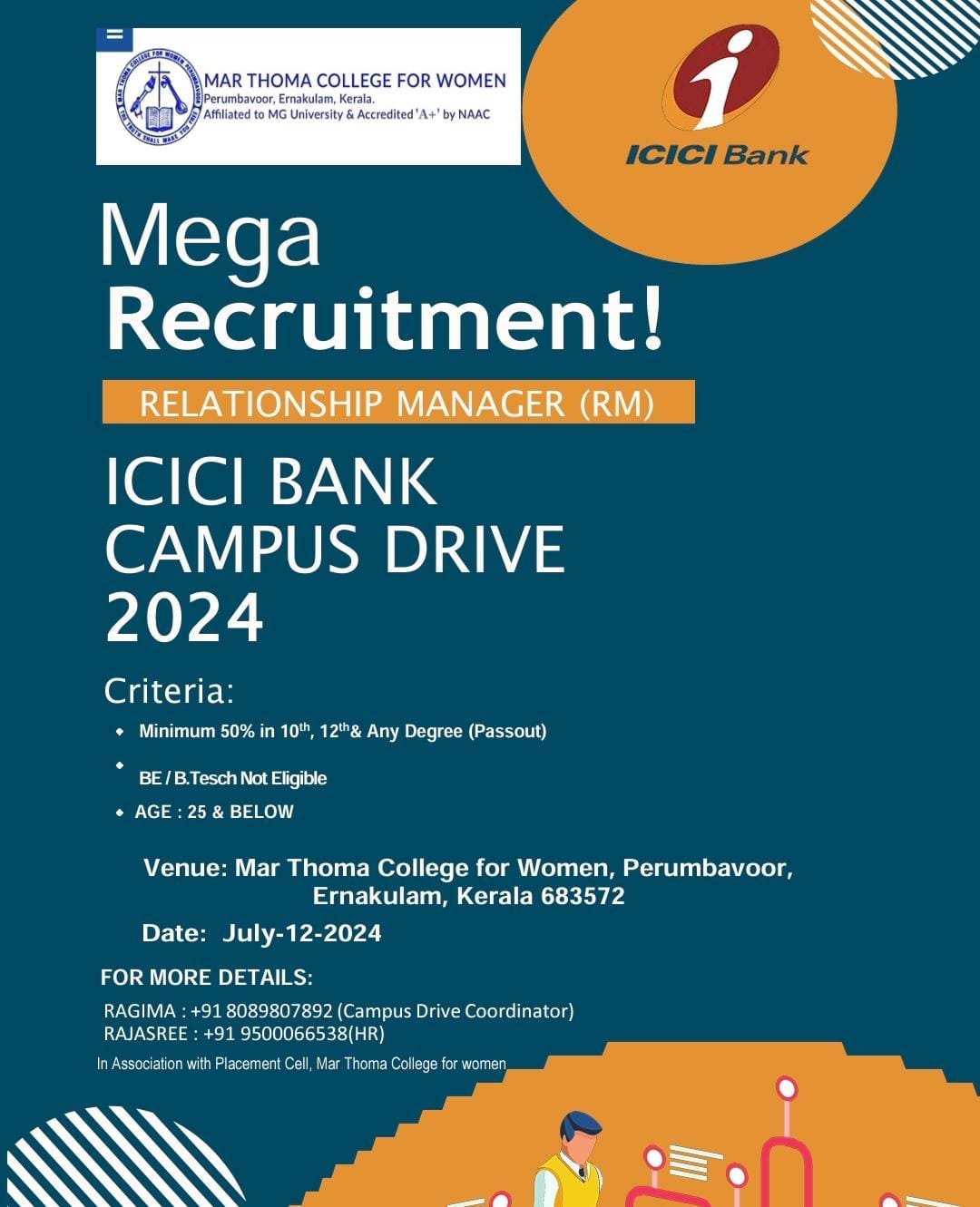 Campus Placement Drive-ICICI Bank-2024