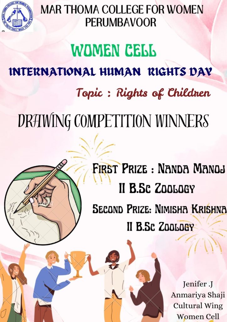 A Drawing Competition on Rights of Children in connection to International Human Rights Day