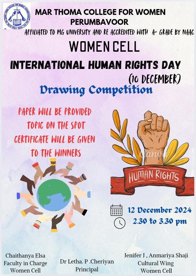 A Drawing Competition on Rights of Children in connection to International Human Rights Day