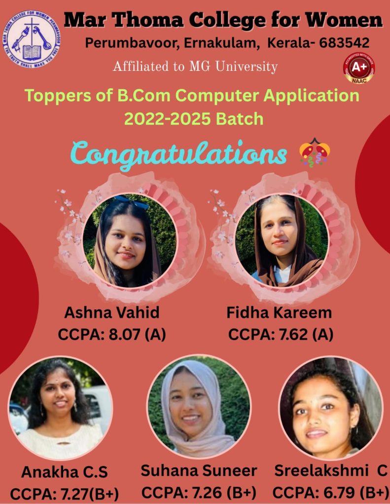 B.Com. CA Toppers 2025