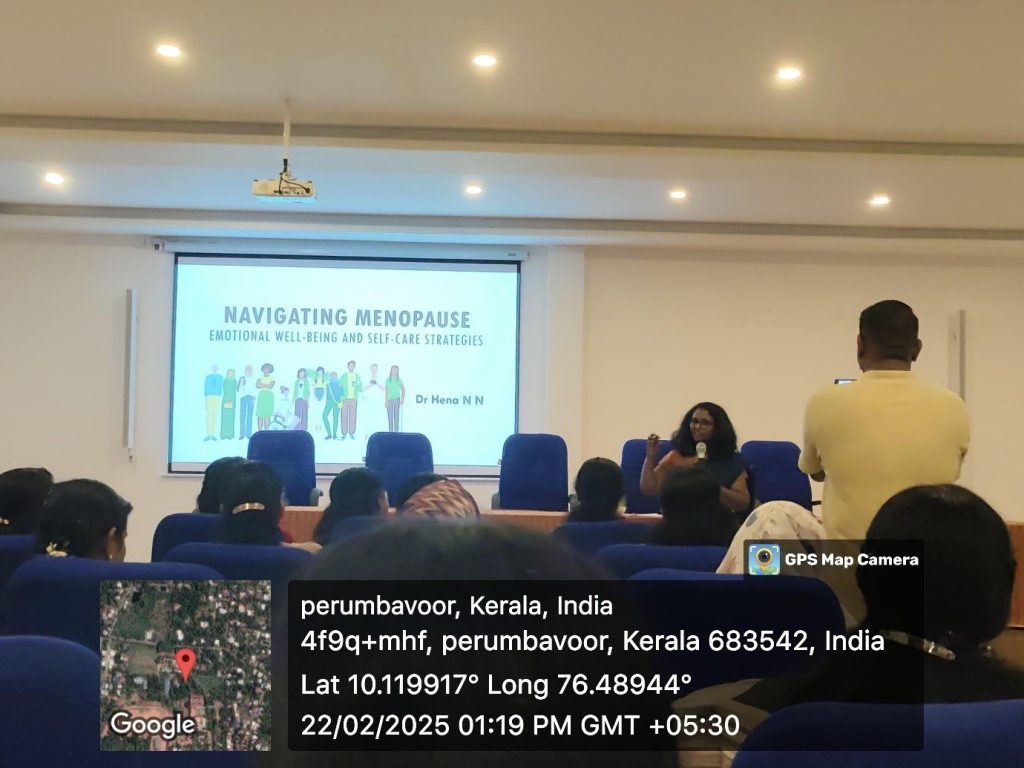 Community Intervention Programme on Menopause was organized in association with Perumbavoor Municipality and Aster Medcity Ernakulam